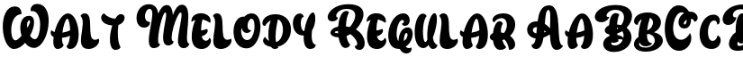 Walt Melody Regular font