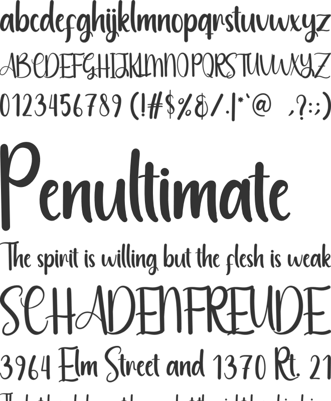 Valentine Vintage font preview