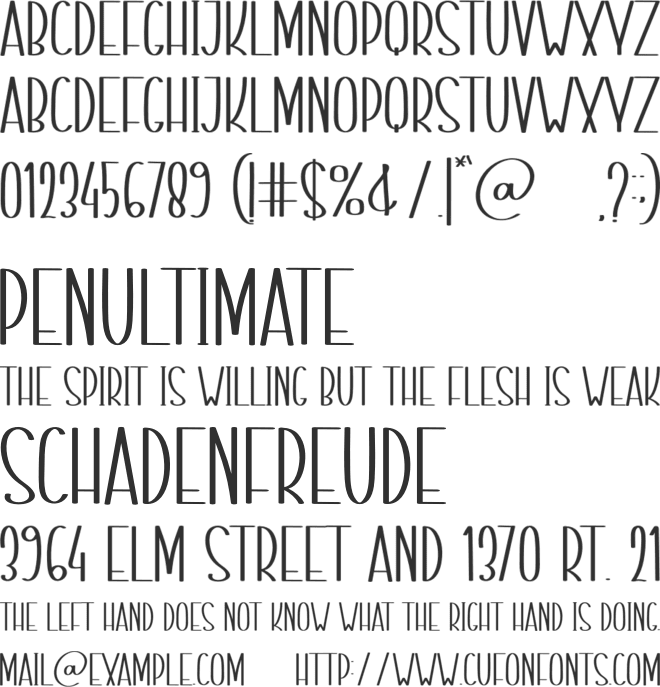 Smart Designer font preview