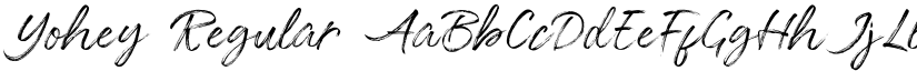 Yohey Regular font