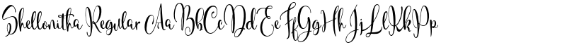 Shellonitha Regular font