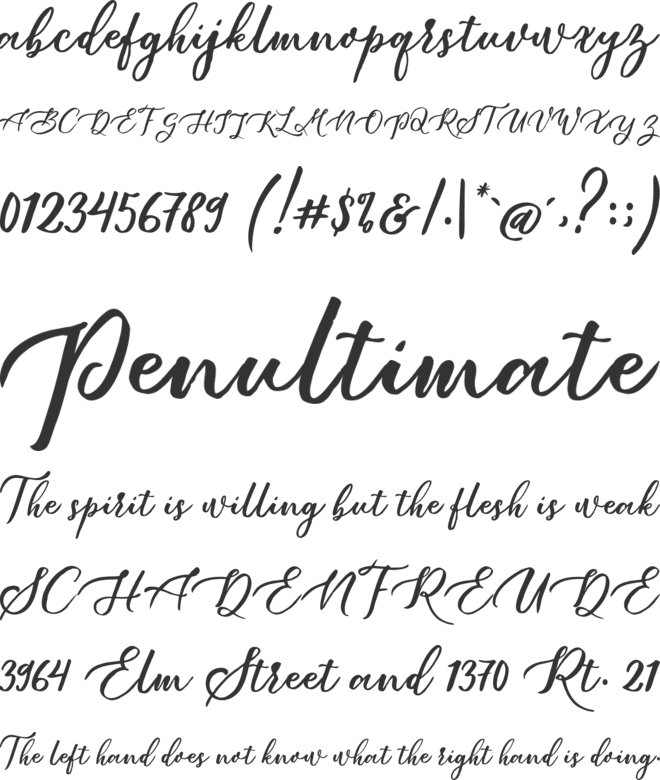 Break Dance font preview