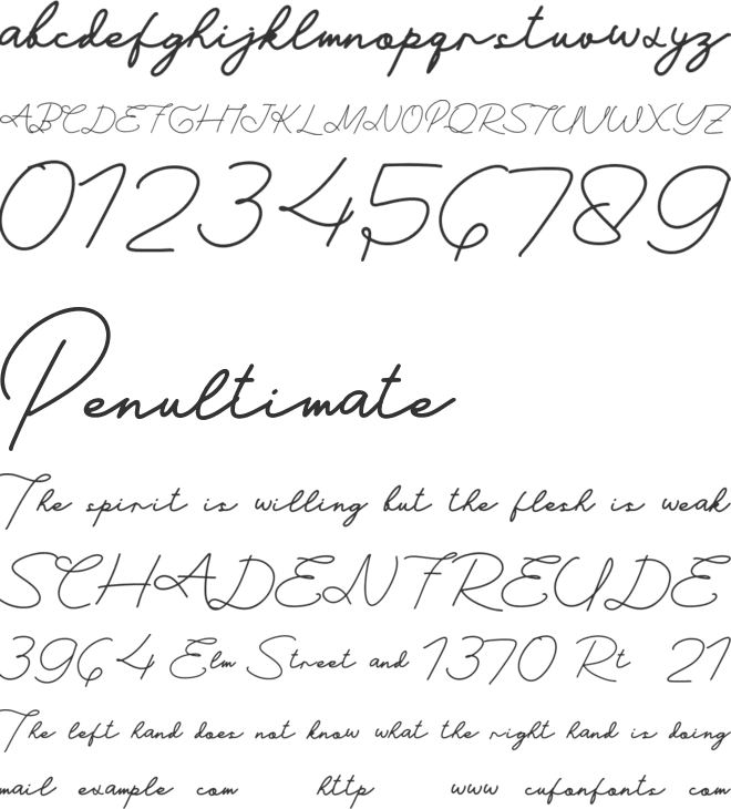 Alfatih Personal Use font preview