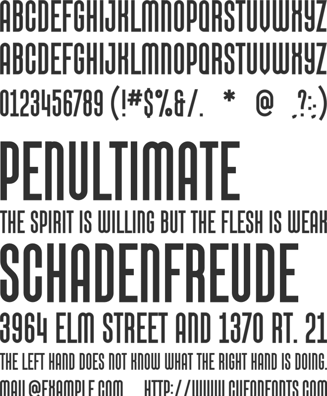 This Appeal font preview