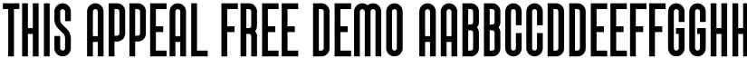 This Appeal Free Demo font