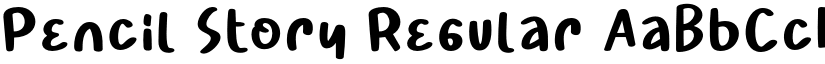 Pencil Story Regular font