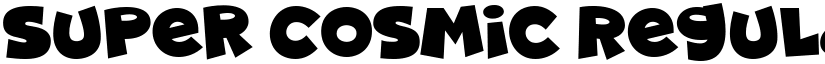 Super Cosmic Regular font