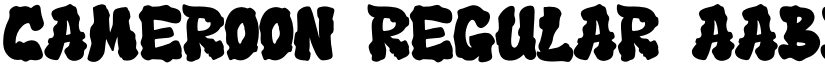 Cameroon Regular font