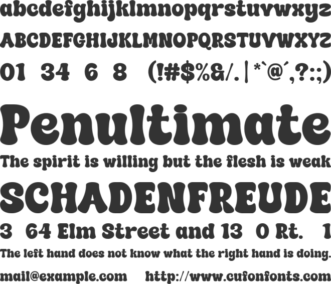 Super Sunday font preview