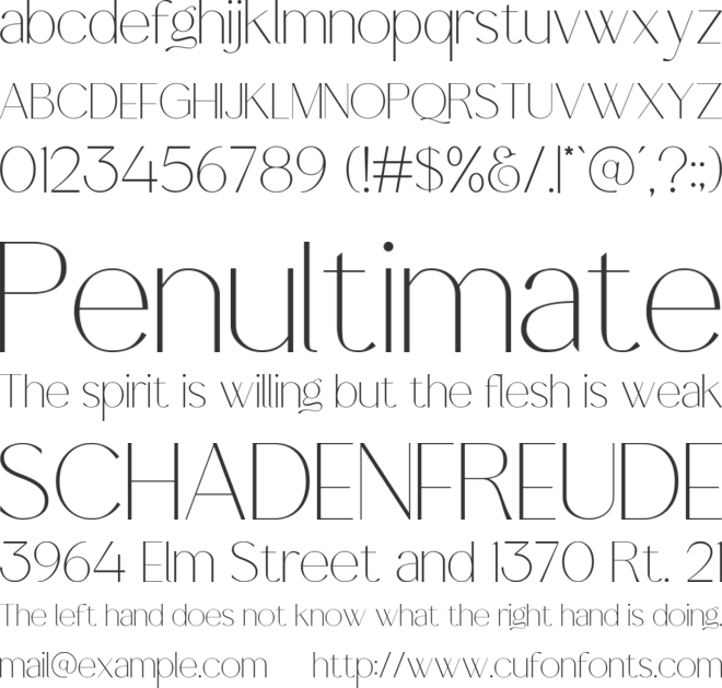 IAM BLACK font preview