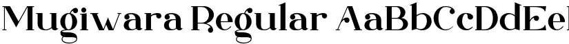 Mugiwara Regular font