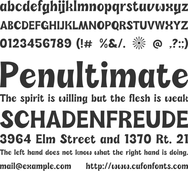 Soli Soleil font preview