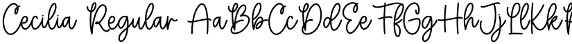 Cecilia Regular font