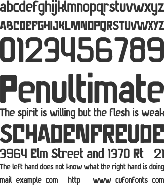 Lagoona Boo Personal Use font preview