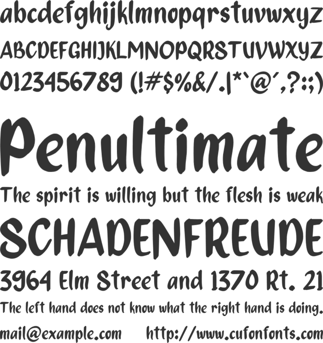 Ethiopian font preview