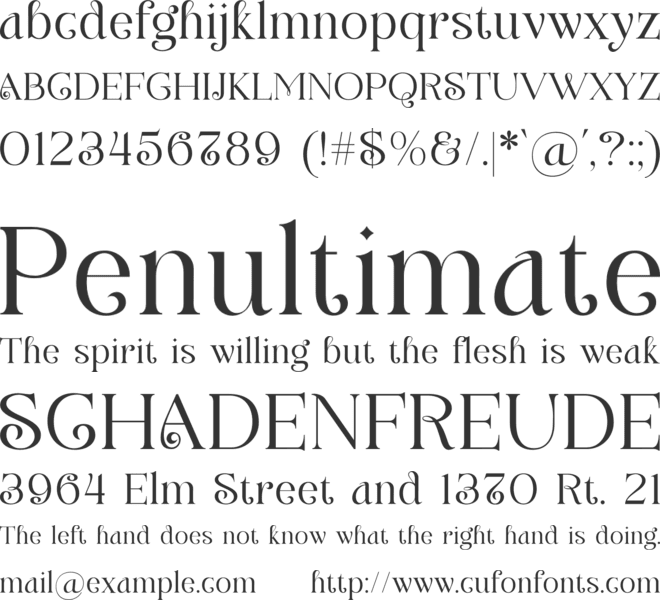 Helena Diary font preview