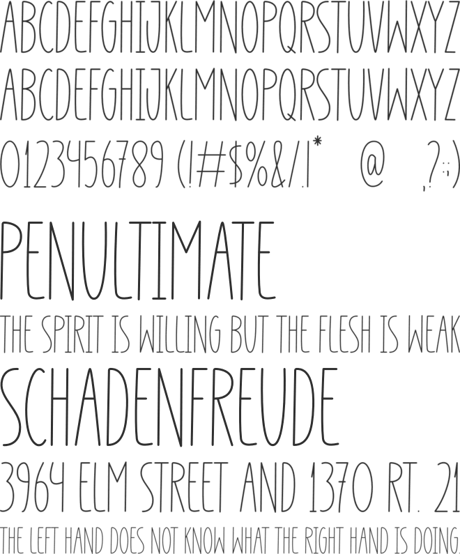 Apple Cream font preview