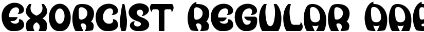 Exorcist Regular font