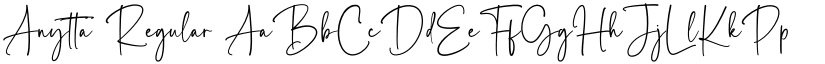 Anytta Regular font
