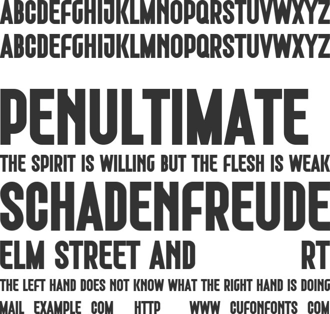 Divergentes font preview