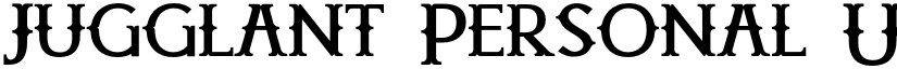 Jugglant Personal Use Regular font