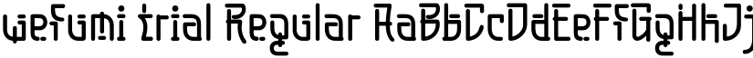 wefumi trial font download
