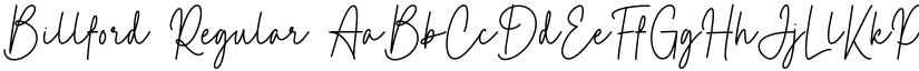 Billford Regular font