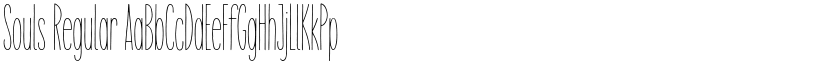 Souls Regular font