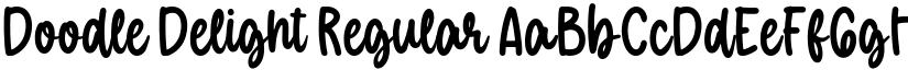 Doodle Delight Regular font