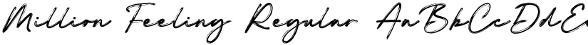 Million Feeling Regular font