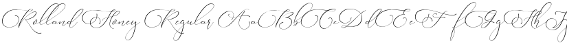Rolland Honey Regular font