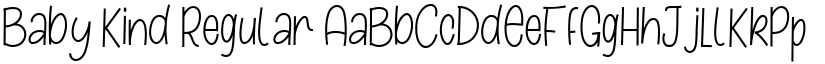 Baby Kind Regular font