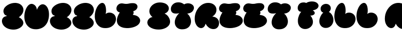 Bubble Street Fill Regular font