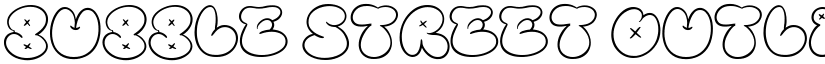 Bubble Street Outline Regular font
