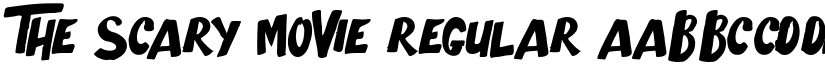 The Scary Movie Regular font