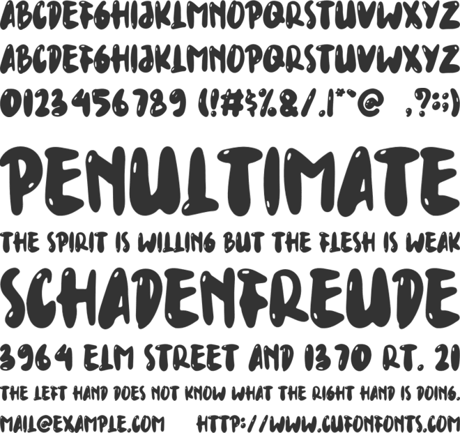 So Cute Handwritten Personal font preview