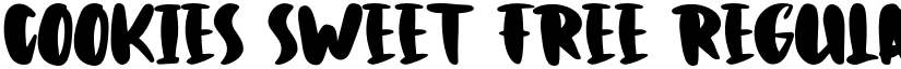 Cookies Sweet Free Regular font