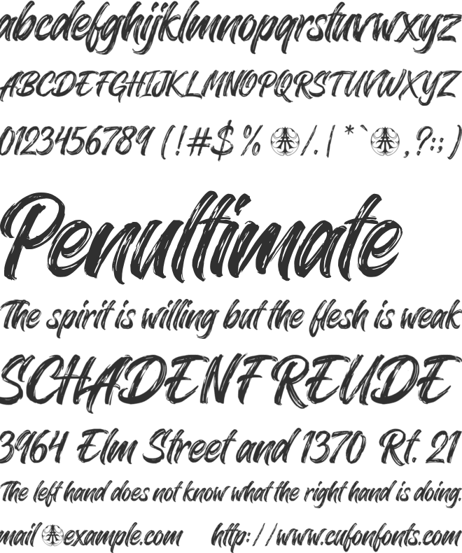 Vorthmirq Personal Use Only font preview