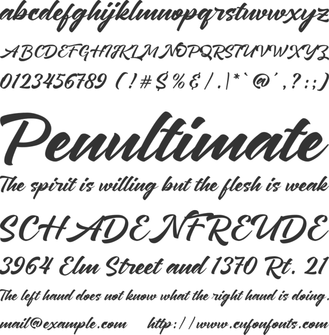 Mickstone Crush font preview