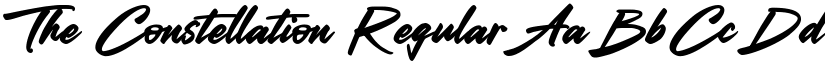 The Constellation Regular font