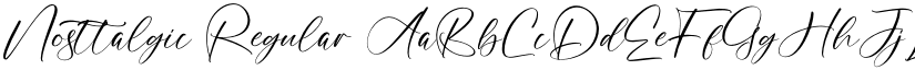 Nosttalgic Regular font
