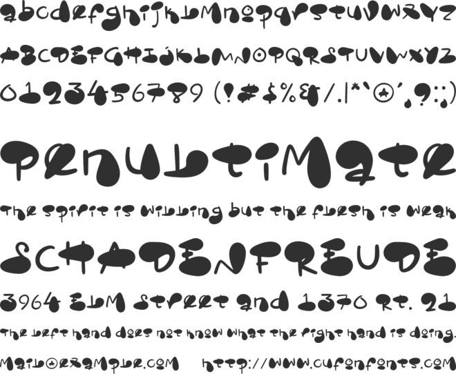 Dropa Migos font preview