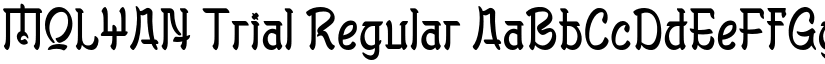 MOLYAN Trial Regular font