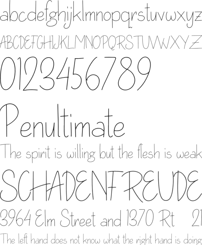 Nikapin Personal Use font preview
