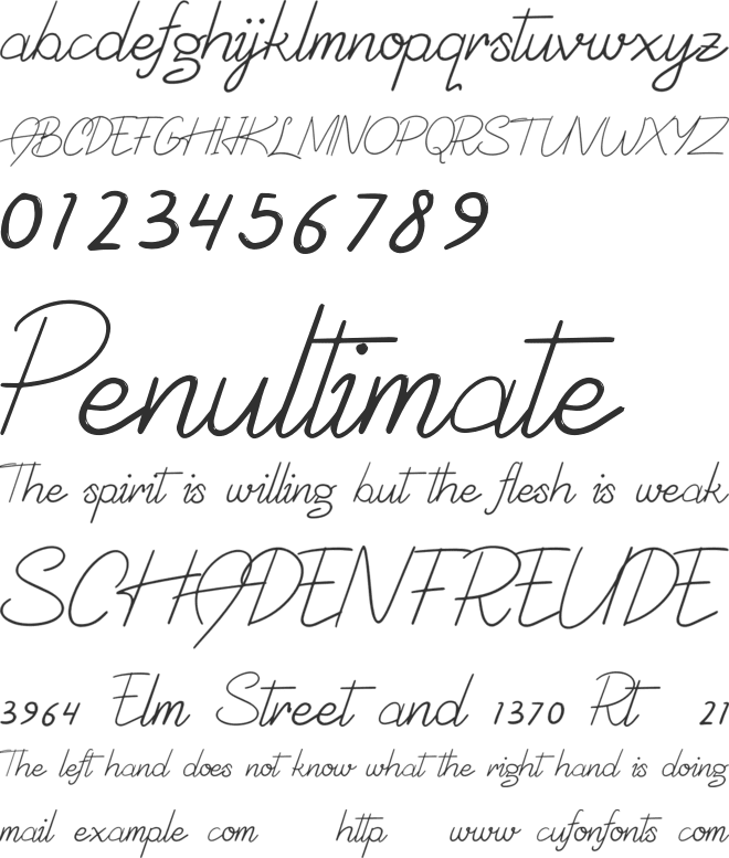 Medalyne Personal Use font preview
