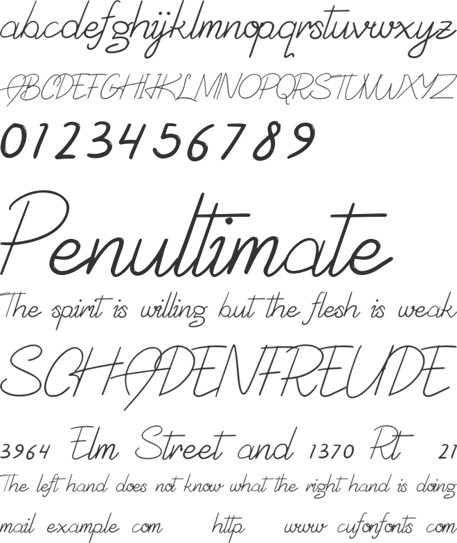 Medalyne Personal Use font preview