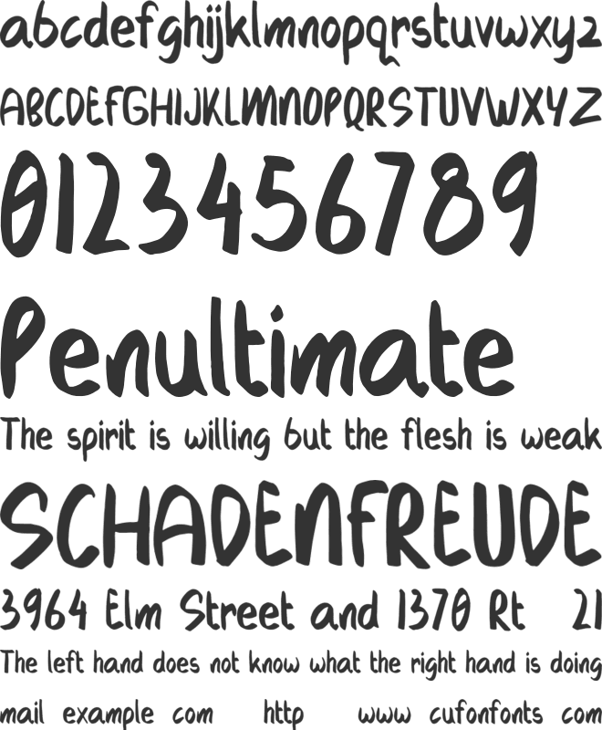 Didakisa Personal Use font preview