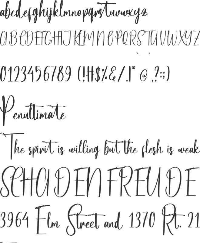 Bastopher font preview