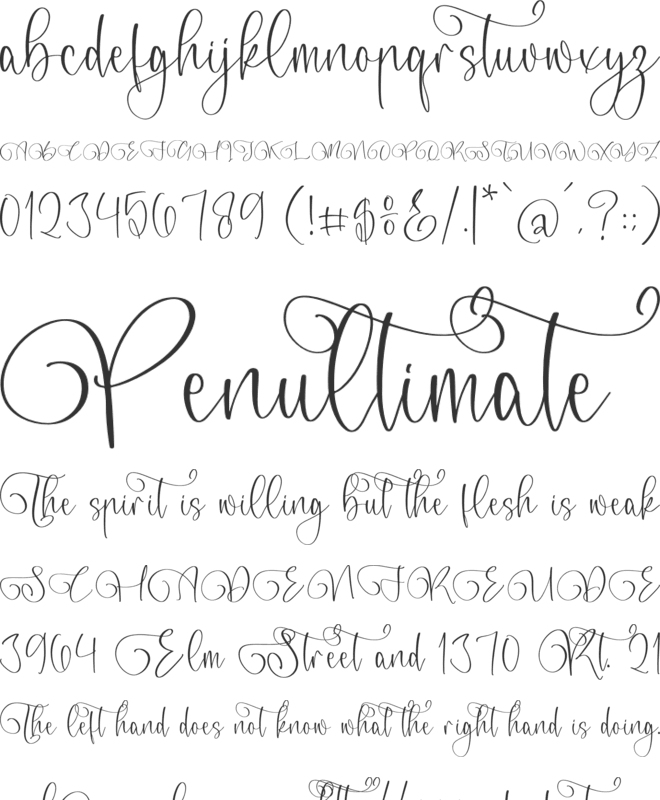 Moonttima Goldfesta font preview
