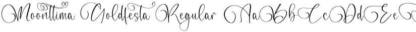 Moonttima Goldfesta Regular font